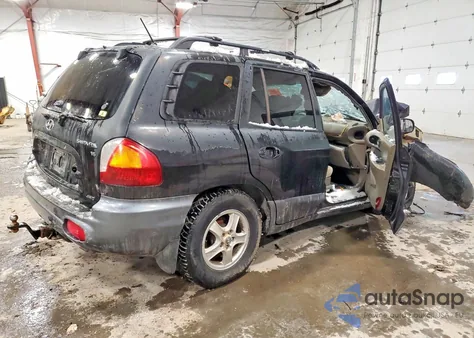 2004 Hyundai Santa Fe Gls z USA, uszkodzony, nr VIN KM8SC73D94U724786